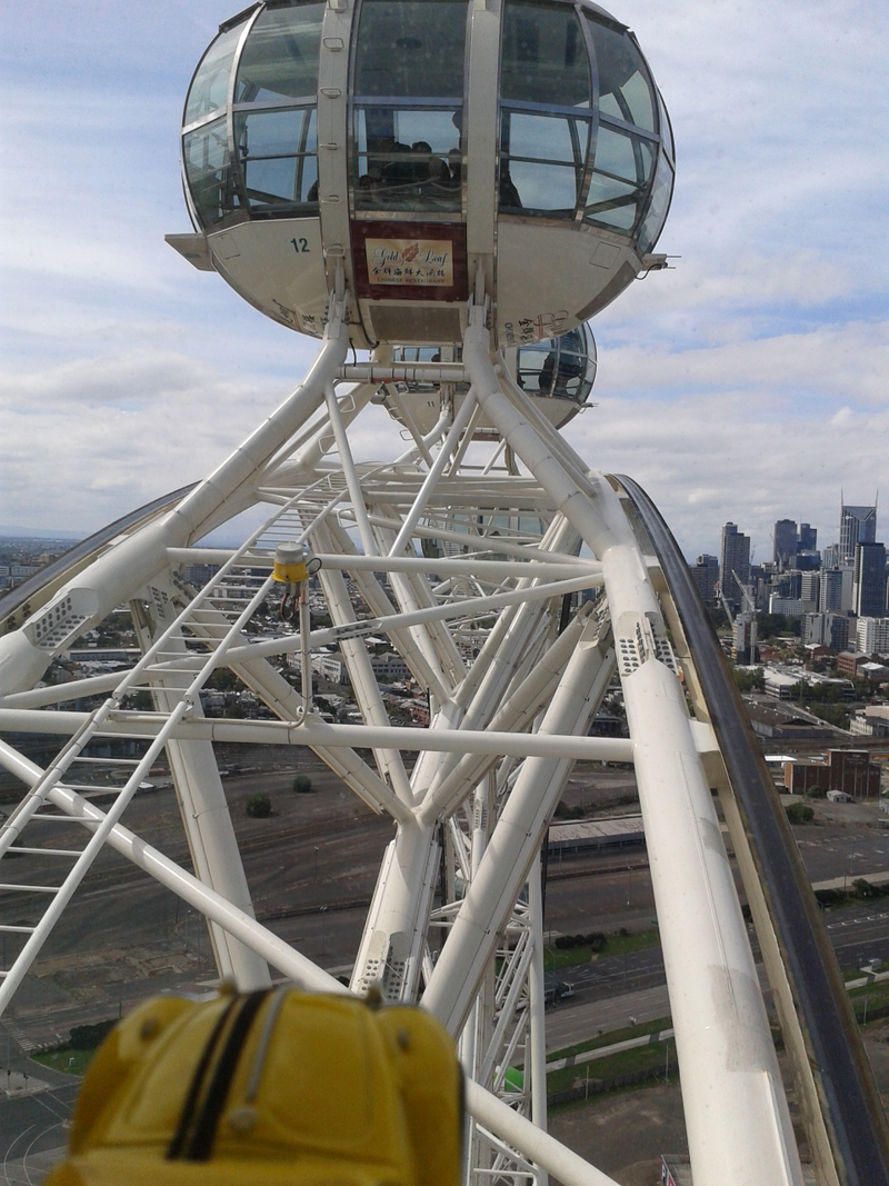 nearing the top.